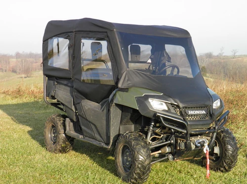 3 Star Honda Pioneer 700-4 Full Cab Enclosure w/ Vinyl Windshield