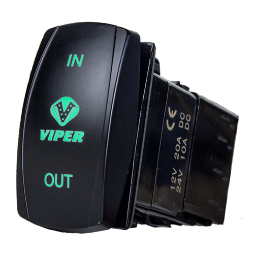 Viper Flush Mount Dash Switch Bullet Connector Illuminated