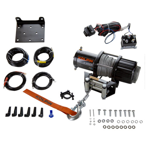 Kolpin Winch Kit 2500 lb Steel Cable