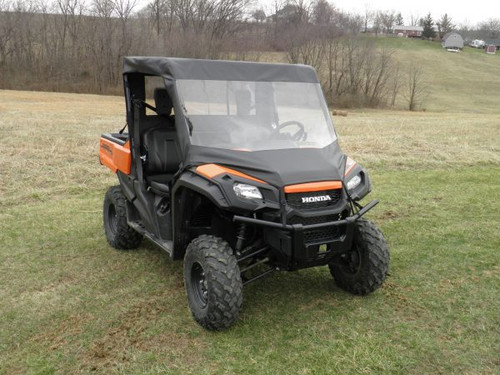 3 Star Honda Pioneer 1000 Vinyl Windshield/Top Combo