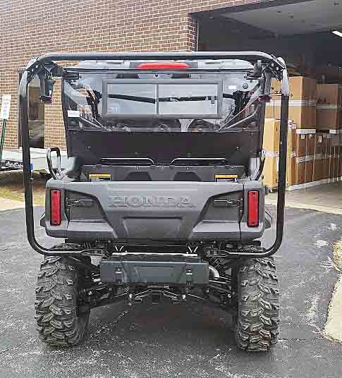 Honda Pioneer 1000 hard cab enclosure by HardCabs - steel roof, tilt-out glass windshield, poly doors