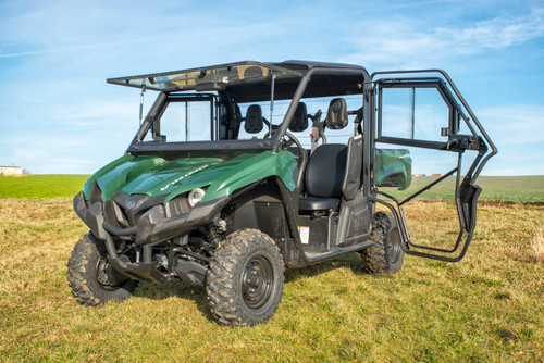 Yamaha Viking hard cab enclosure by HardCabs - steel roof, tilt-out glass windshield, poly doors