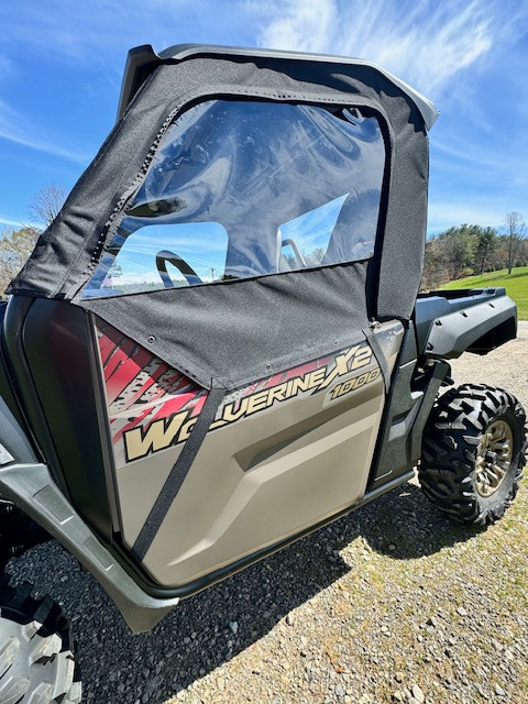 Greene Mountain Yamaha Wolverine X2 Soft Doors | Side Enclosure Kit ('21+)