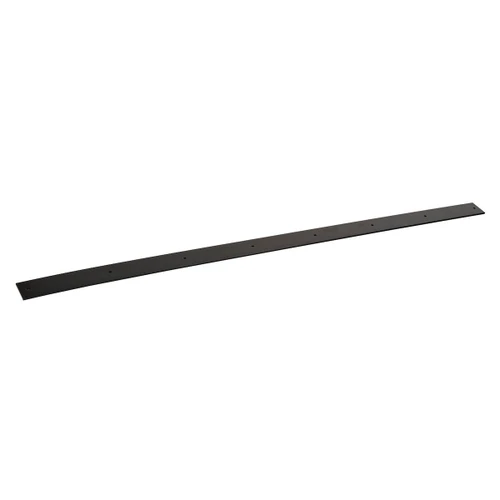 Denali Standard Series 72 inch steel wear bar, angled view showing the bolt holes along its length