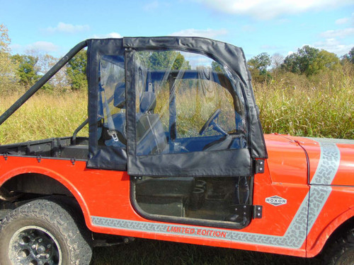 3 Star Mahindra Roxor - Full Cab Enclosure for Hard Windshield (Half Doors)