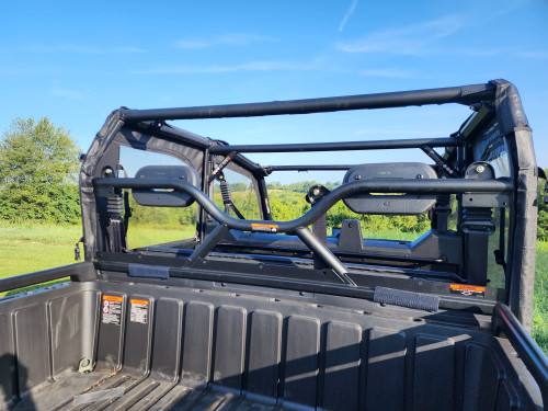 3 Star full doors on a Segway UT10 Crew seen from the cargo bed, rear seats and cage in view