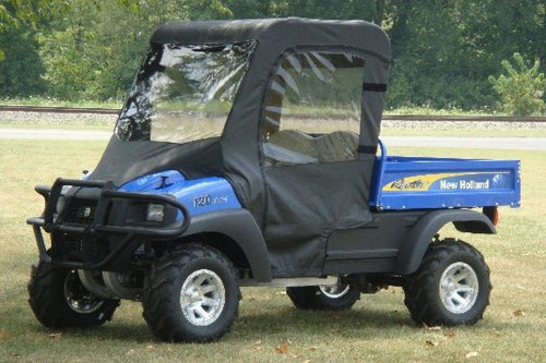 3 Star New Holland Rustler 115 - Full Cab Enclosure w/Vinyl Windshield with Color and Zip Window Options
