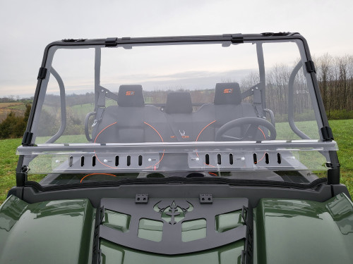 3 Star Intimidator GC1K 6-Seater - 2 Pc Windshield with Vent, Clamp, and Hard Coat Options