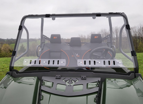 Intimidator GC1K 3-Seater - 1 Pc Windshield with Vent, Clamp, and Hard Coat Options