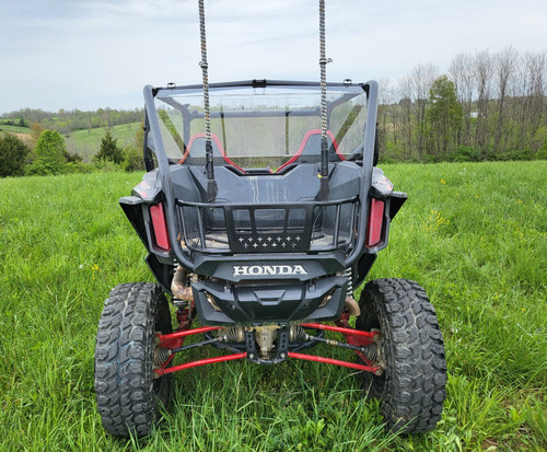 3 Star Honda Talon 2-Seater - 1-Pc Lexan Back Panel w/Vent Option