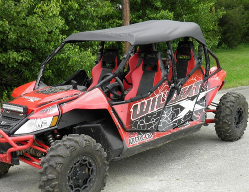 3 Star Arctic Cat Wildcat 4-Seater - Soft Top for Hard Windshield