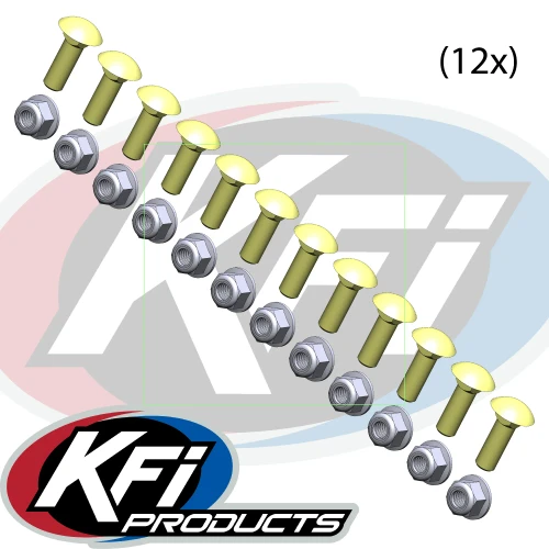 KFI #HK-410 Wear Bar Hardware Kit