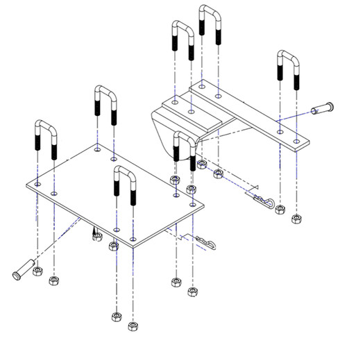 Kolpin ATV Plow Mount Kit - Polaris Sportsman/445