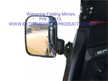 Yamaha Wolverine X2/X4 Folding Side Mirrors