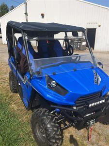 ヤヨマウンテンビュー Greene Mountain Kawasaki Teryx 2/4 JStrong Folding Windshield up