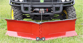 V-blade UTV snow plow
