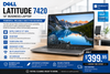 Dell Latitude 7420 14" Laptop , Win 11 Pro i5 11th Gen, 16GB RAM, 512GB NVMe SSD