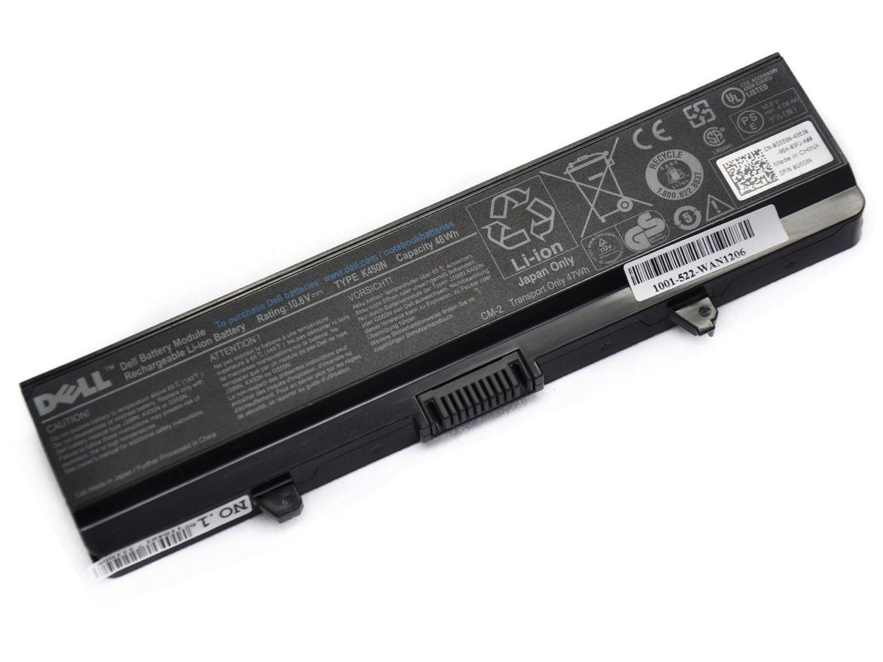 GW240 Battery For Dell Inspiron 1525 1526 1545 1546 1750 RN873 M911G Hp297 X284g