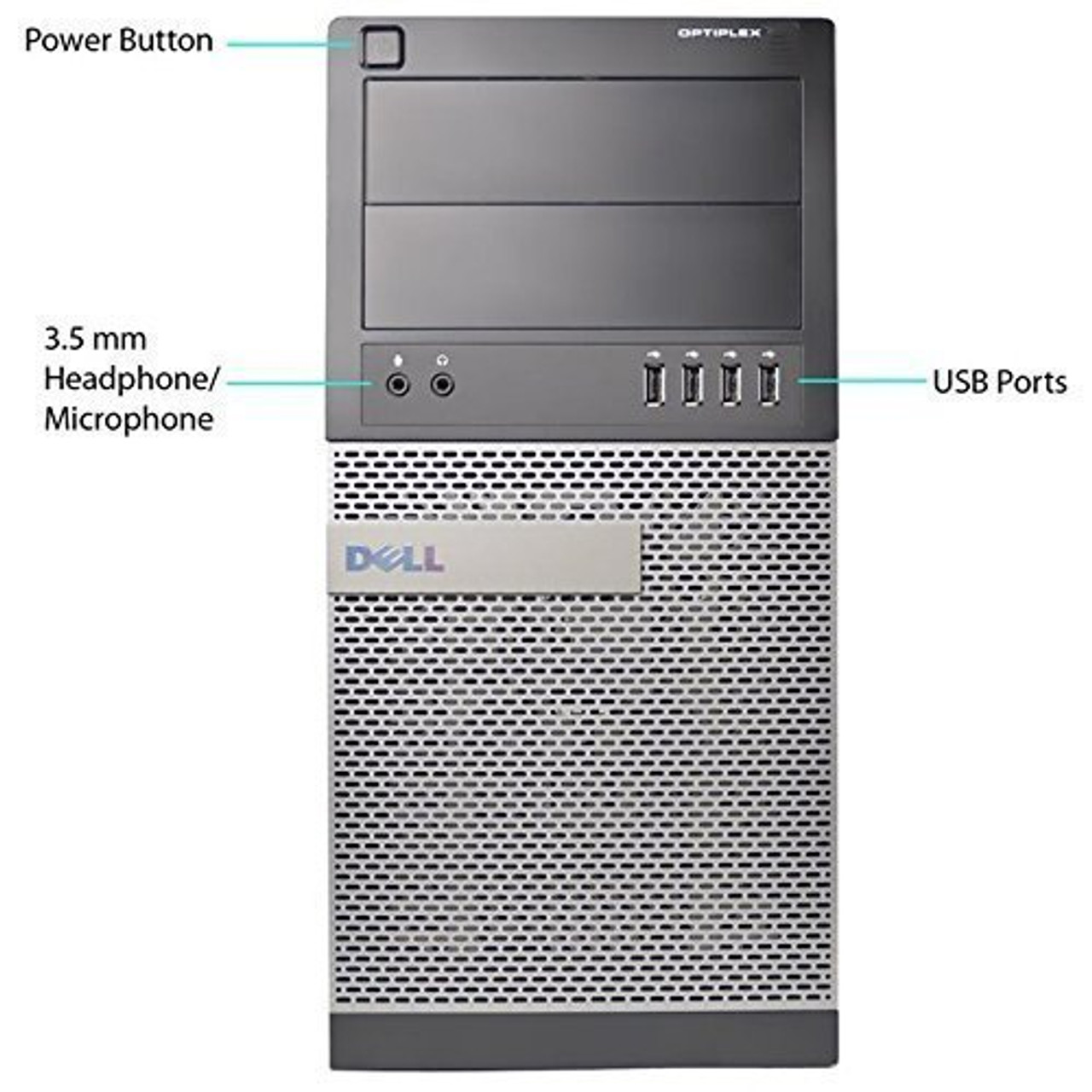Dell Optiplex 9010 Mini Tower i5 (i5-3470) 3.2Ghz 4GB DDR3 250GB HDD