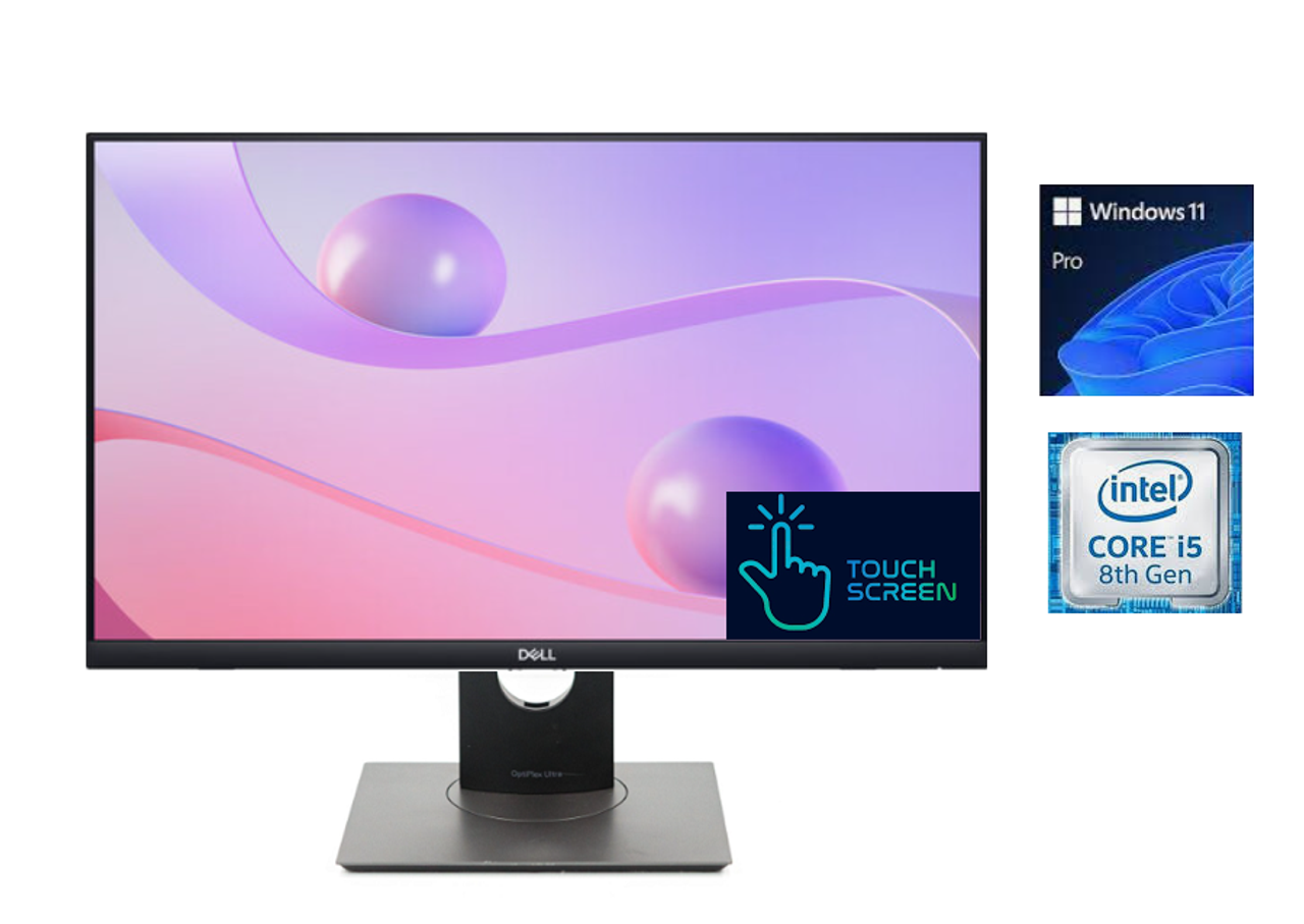 Dell OptiPlex 7070 Ultra AIO 23.8" TOUCH Win 11 Pro AIO i5, 16GB Ram, 256GB SSD