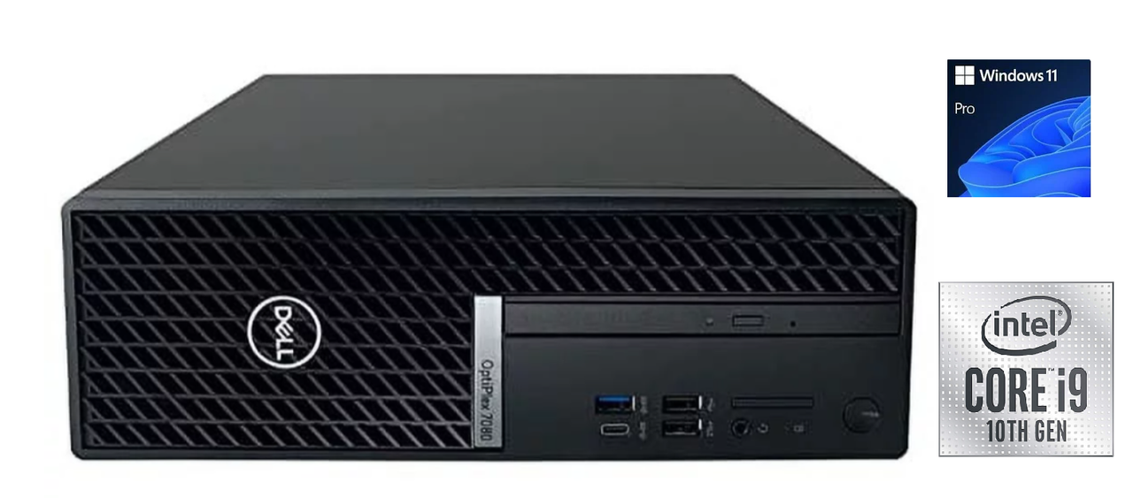 Dell OptiPlex 7080 SFF Intel i9 , Win 11 Pro, 16GB Ram, 512GB Nvme SSD