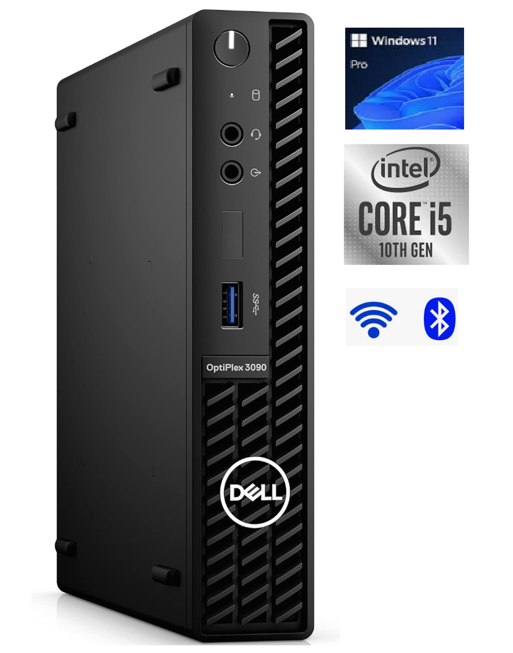 Dell OptiPlex 3090 Micro i5, Win 11 Pro, 16GB Ram, 512GB Nvme SSD