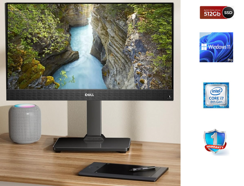 Dell OptiPlex 7460 23.8" Win 11 Pro AIO Intel  i7, 16GB Ram, 512GB SSD