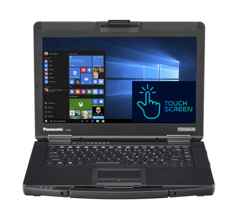 Panasonic Toughbook 14" Touchscreen CF-54 Intel i5, Win 10 Pro 16GB, 512GB SSD, Backlit Keyboard, 4G LTE