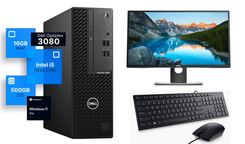 Dell OptiPlex 3080 SFF i5 PKG 10th Gen 16GB RAM 500GB SSD Win 11 Pro Dell OptiPlex 3080 SFF i5 PKG 10th Gen 16GB RAM 500GB SSD Win 11 Pro