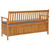  Storage Bench Natural wood and dark grey Solid Acacia wood, Polyester A949-310277