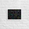 GRAF-DRIPPY Framed canvas
