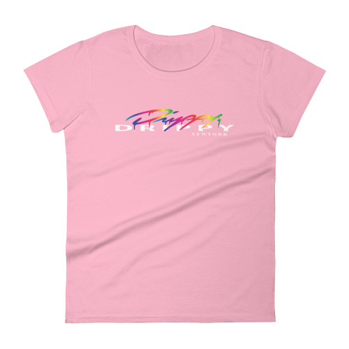 Drippy Script 2 Block Women's short sleeve t-shirt