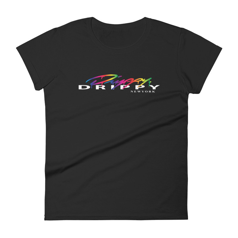 Drippy Script 2 Block Women's short sleeve t-shirt