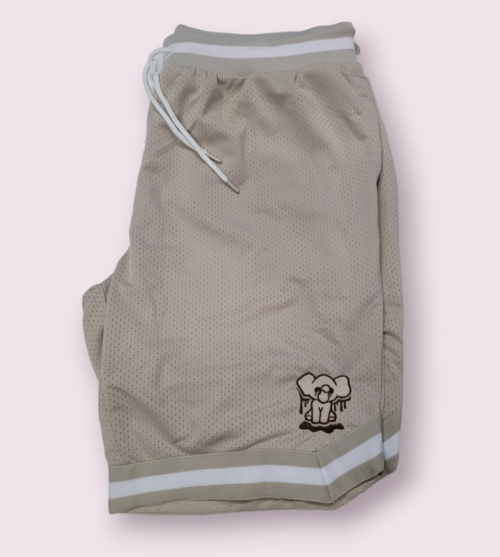 Mesh Zipper Pocket Drippy Shorts - Angry Elephant Clothing