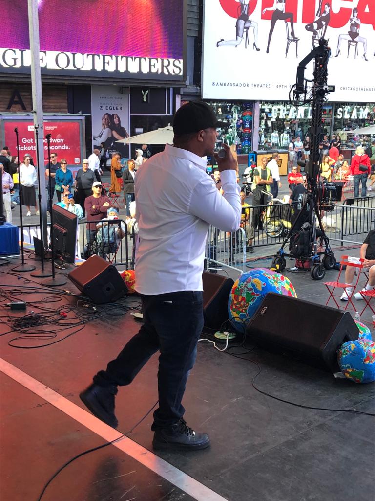 2023 World Peace Day Speech! (TIMES SQUARE 42nd St.)