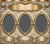 Brushed Gold & Champagne 3-Photo Tumbler