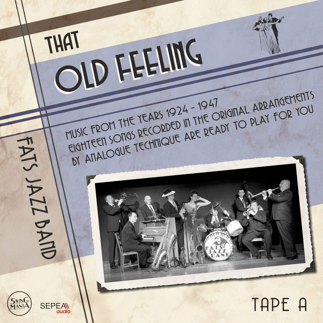 Jazz Tape  Fats Jazz Band: That Old Feeling - 2x Metal Reel 1/4