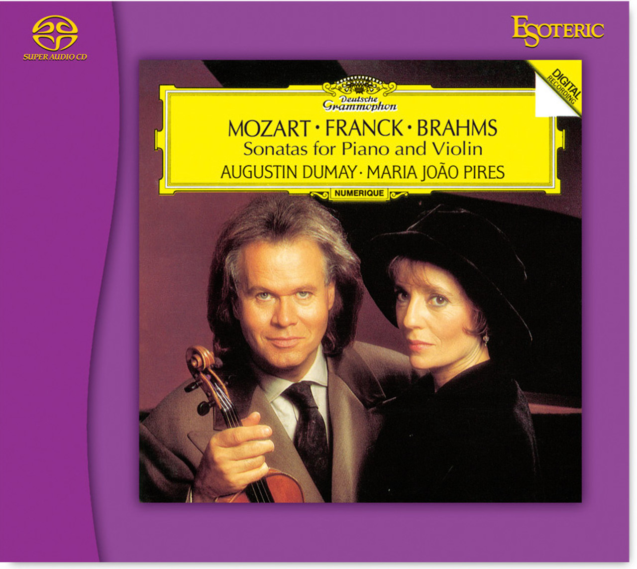 Brahms:　SACD　César　Piano　Franck,　Mozart,　Pires　Wolfgang　Dumay,　Limited,　Hybrid,　Maria　ESSG-90219,　4907034222926,　Joäo　For　And　Amadeus　EAN　Johannes　Limited,　Sonatas　ESOTERIC　Remastered,　Classical　Augustin　Violin,　Remastered
