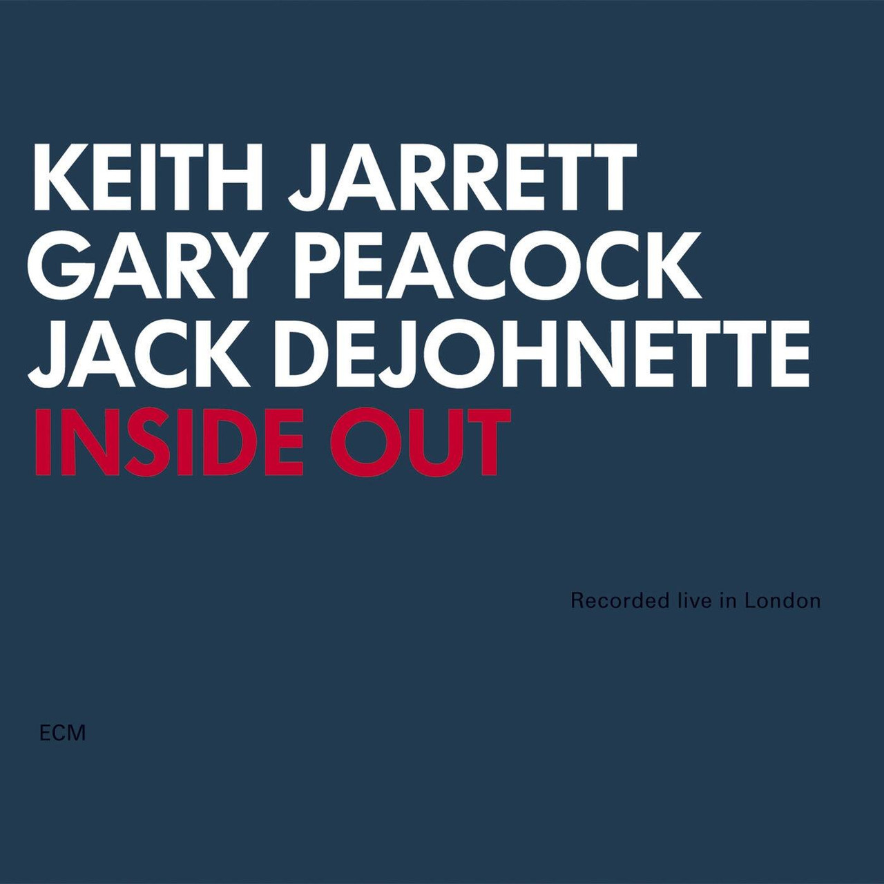 Keith Jarrett, Peacock, DeJohnette: Inside Out - CD