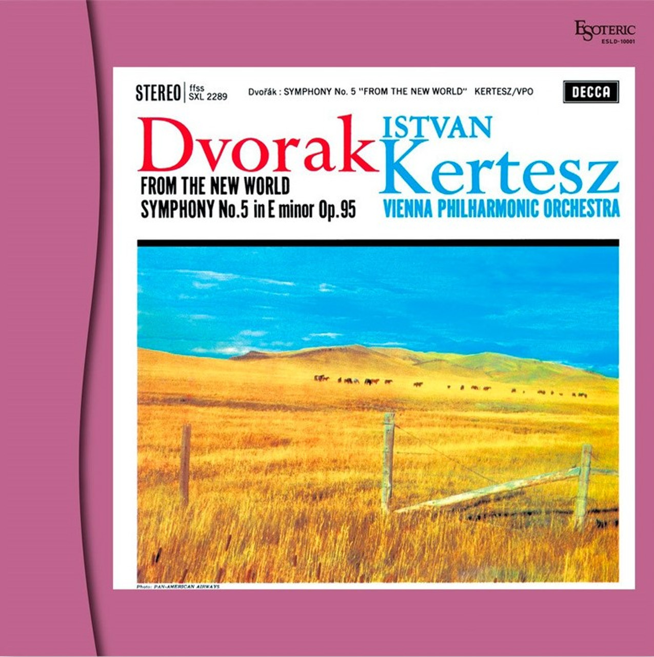 Antonín Dvořák: Symphony No.9 in E minor, Op.95 From the New World, István  Kertész/Vienna Philharmonic - LP 180g Vinyl, Limited, Remastered