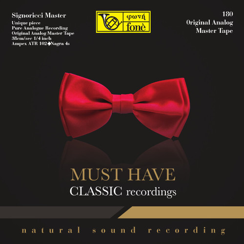 Classical MASTER TAPE - Must Have - Classic Recordings . Fonè Records, original cat.# Fonè 180, format 1x 1/4" RTM SM900 Tape set, Metal reel 10,5"/265mm, NAB Hub, 38 cm/s (15 ips), IEC eq. More info on www.sepeaaudio.com Classical MASTER TAPE - Must Have - Classic Recordings . Fonè Records, original cat.# Fonè 180, format 1x 1/4" RTM SM900 Tape set, Metal reel 10,5"/265mm, NAB Hub, 38 cm/s (15 ips), IEC eq. More info on www.sepeaaudio.com
