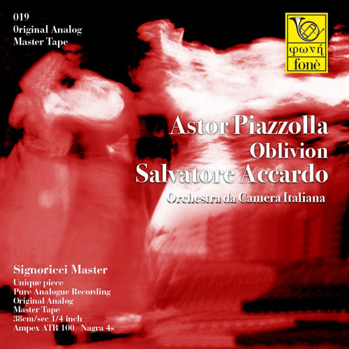 Classical MASTER TAPE - Astor Piazzolla- Oblivion. Fonè Records, original cat.# Fonè 019, format 4x 1/4" RTM SM900 Tape set, Metal reel 10,5"/265mm, NAB Hub, 38 cm/s (15 ips), IEC eq. More info on www.sepeaaudio.com