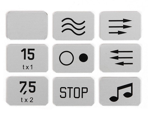 Studer J 37 Transport Button Symbols