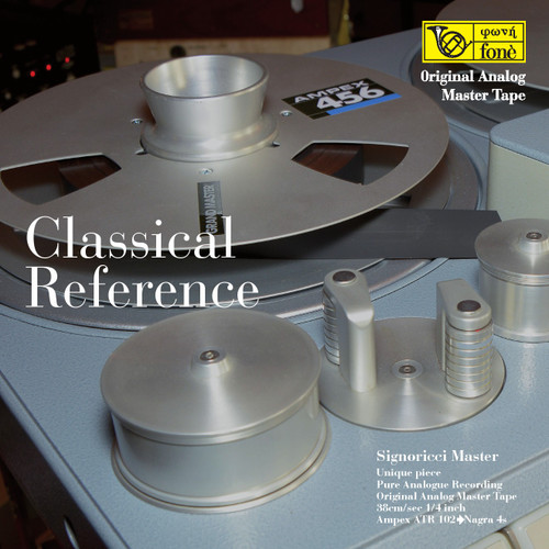 , Fonè CLASSICAL REFERENCE Sampler (1x Tube Processed Analog Master Tape 1/4", Metal reel 10,5"/265mm, NAB Hub, 38 cm/s (15 ips), IEC eq.) Classical TAPE. Fonè Records Fone905. EAN .