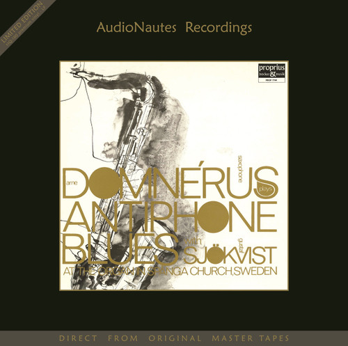 Jazz Vinyl Arne Domnérus  Gustaf Sjökvist Antiphone Blues AudioNautes Recordings AN-1601 front cover