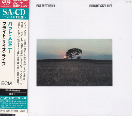 Jazz SACD Pat Metheny Bright Size Life ECM Records UCGU-9061 front cover
