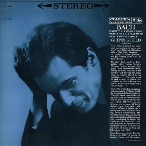 Classical Tape Johann Sebastian Bach Glenn Gould Italian Concerto Horch House HH02.00.68