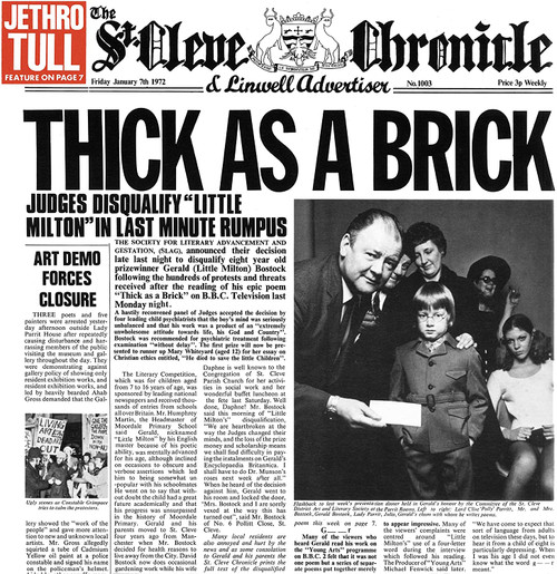 Pop-Rock Vinyl Jethro Tull Thick As A Brick Warner Music 9029632331