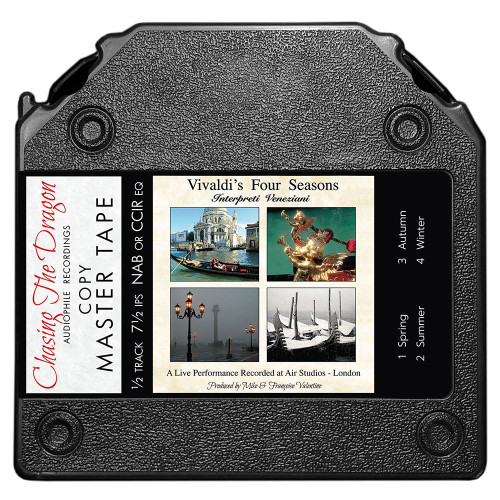 Classical Tape  Antonio Vivaldi: Vivaldi in Venice, Interpreti Veneziani -  2x Plastic Reel 1/4 19cm/s (7.5ips), Chasing The Dragon  VALCMT008-1/4-7.5ips