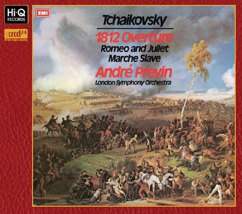 Classical CD Pyotr Ilyich Tchaikovsky André Previn London Symphony Orchestra 1812 Overture Romeo  Juliet Marche Slave Hi-Q HiQXRCD7